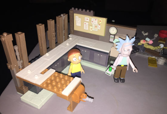 Rick and Morty Spaceship and Garage